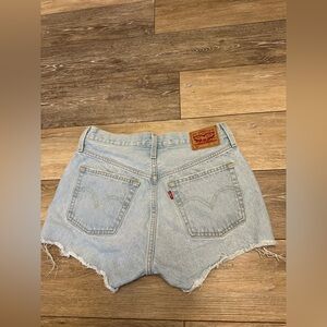 Levi's Classic Light Blue Jean Shorts